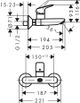 https://raleo.de:443/files/img/11eeea3f524d492092906bba4399b90c/size_s/Hansgrohe-HG-Waschtischmischer-Logis-Wandmontage-chrom-71225000 gallery number 2